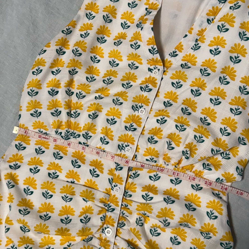 Floral Sleeveless Fit & Flare Dress - Picture 7 of 8